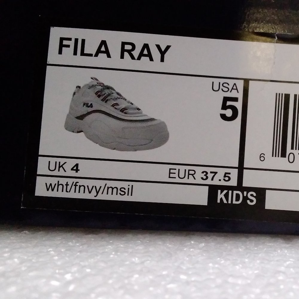 FILA RAY KID´S SHOES SIZE 5 - Picture 8 of 12